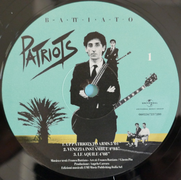 Franco Battiato - Patriots | Universal Music Group (0602567237280) - 3