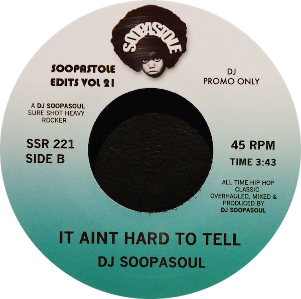 Soopasoul - It Ain't Hard To Tell | Soopastole (SSR 221) - 2 Soopasoul - It Ain't Hard To Tell | Soopastole (SSR 221) - 2