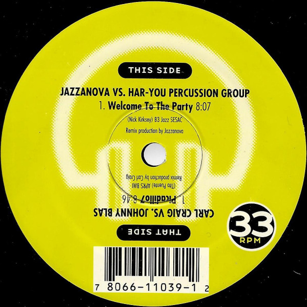 Jazzanova Vs. The Har-You Percussion Group / Carl Craig Vs. Johnny Blas - The New Latinaires #3 | Ubiquity (UR12 039)