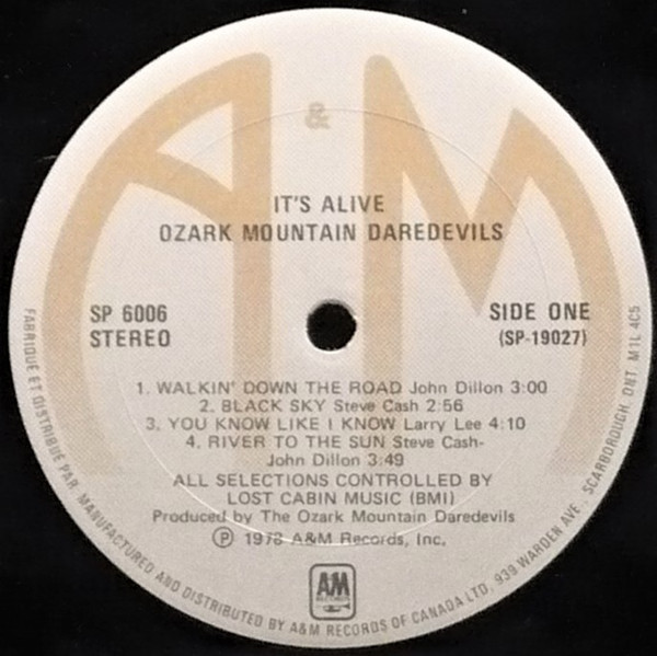 The Ozark Mountain Daredevils - It's Alive | A&M Records (SP 6006) - 3