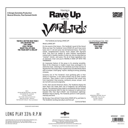 The Yardbirds - Having A Rave Up With The Yardbirds | Charly Records (GGPSCXC28LP) - 2
