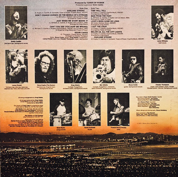 Tower Of Power - Back To Oakland | Warner Bros. Records (P-6370W) - 3