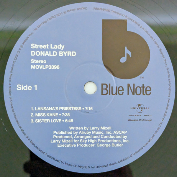 Donald Byrd - Street Lady | Music On Vinyl (MOVLP3396) - 3