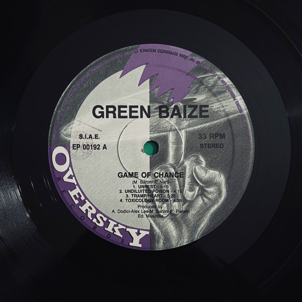 Green Baize - Game Of Chance | Oversky Records (EP 00192) - 4 Green Baize - Game Of Chance | Oversky Records (EP 00192) - 4