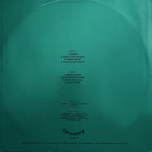 Green Baize - Game Of Chance | Oversky Records (EP 00192) - 2 Green Baize - Game Of Chance | Oversky Records (EP 00192) - 2