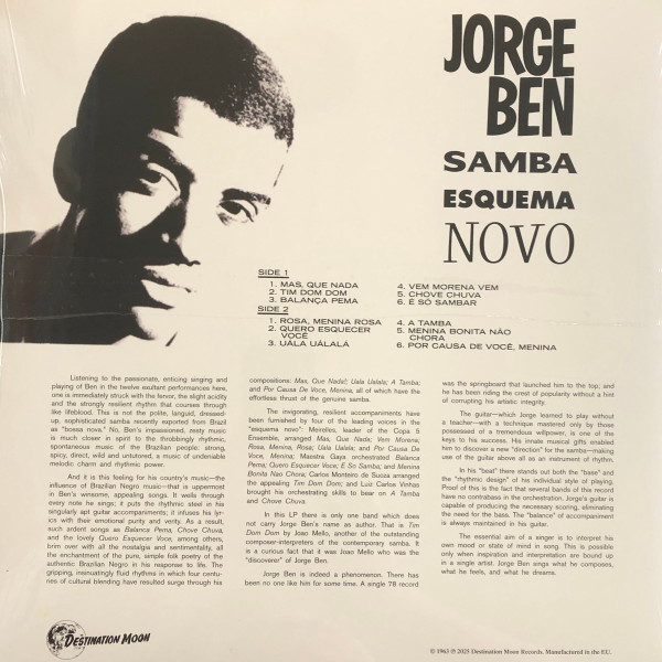 Jorge Ben - Samba Esquema Novo | Destination Moon (DMOO092) - 2