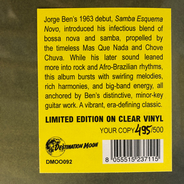 Jorge Ben - Samba Esquema Novo | Destination Moon (DMOO092) - 3