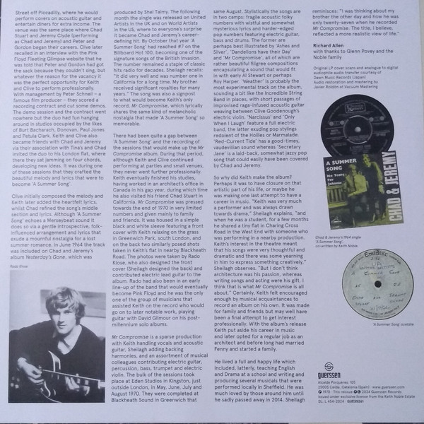 Keith Noble With Rado Klose - Mr. Compromise | Guerssen (GUESS261) - 4