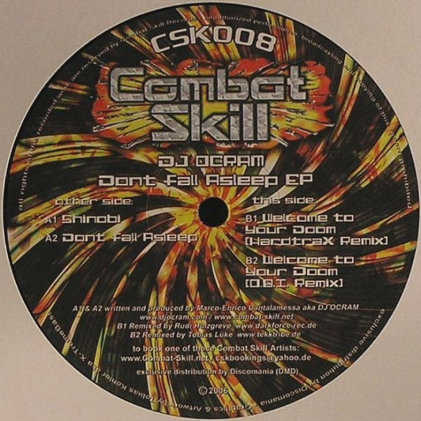 DJ Ocram - Don't Fall Asleep EP | Combat Skill (CSK008)
