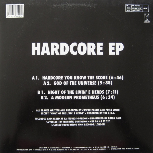 The Hypnotist - Hardcore EP | Cyclotron (LEPTONE 13/EP) - 2