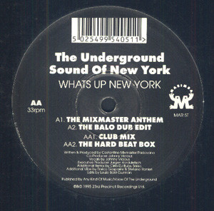 The Underground Sound Of New York - Whats Up New York | Marimba (MAR 5T) The Underground Sound Of New York - Whats Up New York | Marimba (MAR 5T)