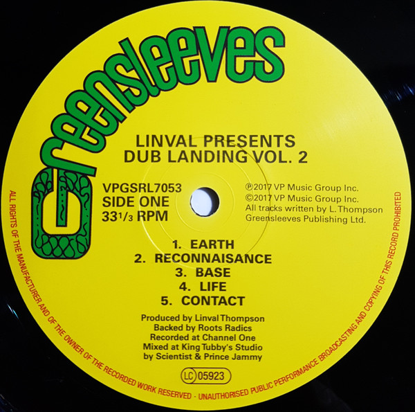 Linval Thompson - Dub Landing Vol.2 | Greensleeves Records (VPGSRL7053) - 3 Linval Thompson - Dub Landing Vol.2 | Greensleeves Records (VPGSRL7053) - 3