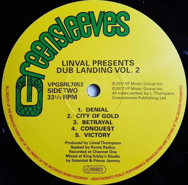 Linval Thompson - Dub Landing Vol.2 | Greensleeves Records (VPGSRL7053) - 4 Linval Thompson - Dub Landing Vol.2 | Greensleeves Records (VPGSRL7053) - 4