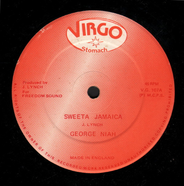 George Niah / Deby Robertson - Sweeta Jamaica | Virgo Stomach (V. G. 107)