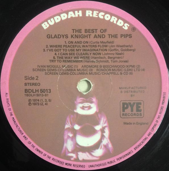 Gladys Knight And The Pips - The Best Of Gladys Knight & The Pips | Buddah Records (BDLH 5013) - 4 Gladys Knight And The Pips - The Best Of Gladys Knight & The Pips | Buddah Records (BDLH 5013) - 4