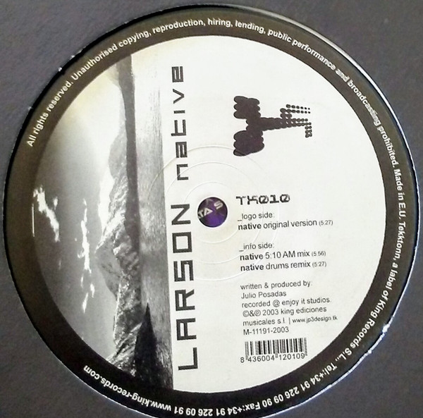 Larson - Native | Tekktonn (TK010) - main