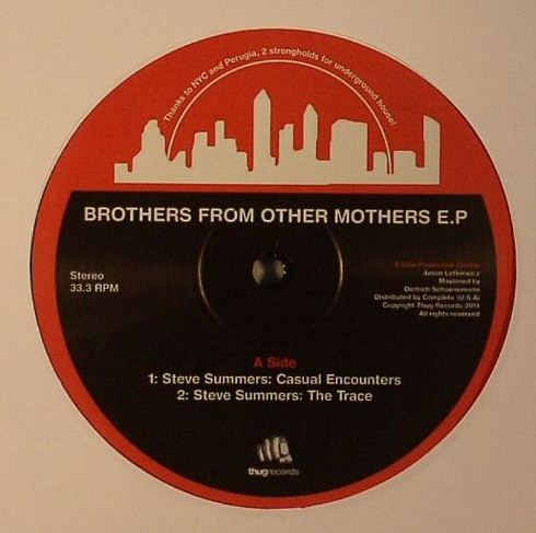 Steve Summers / Simoncino - Brothers From Other Mothers E.P | Thug Records (THUG 012)