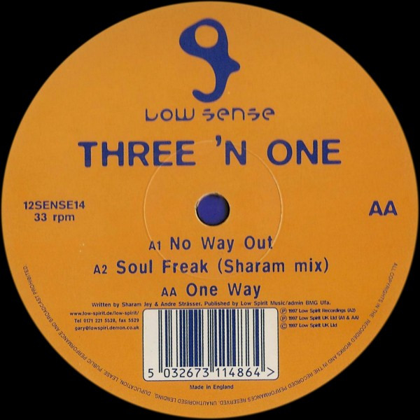 Three 'N One - No Way Out | Low Sense (12SENSE14)