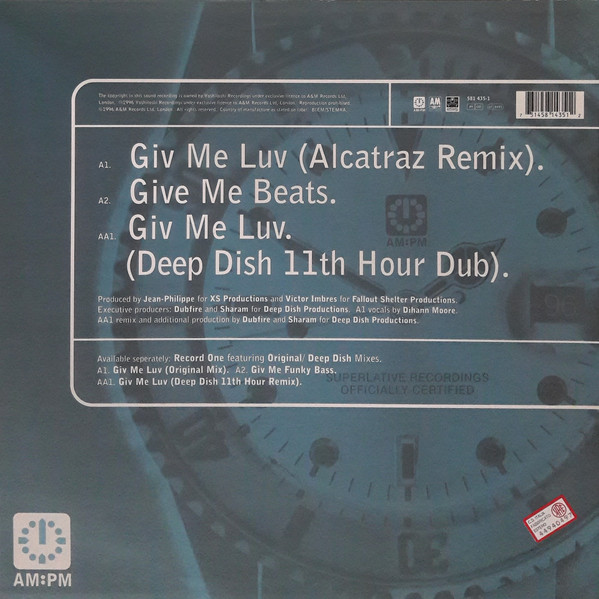 Alcatraz - Giv Me Luv (Alcatraz / Deep Dish Mixes) 2/2 | AM:PM (581 435-1) - 2 Alcatraz - Giv Me Luv (Alcatraz / Deep Dish Mixes) 2/2 | AM:PM (581 435-1) - 2