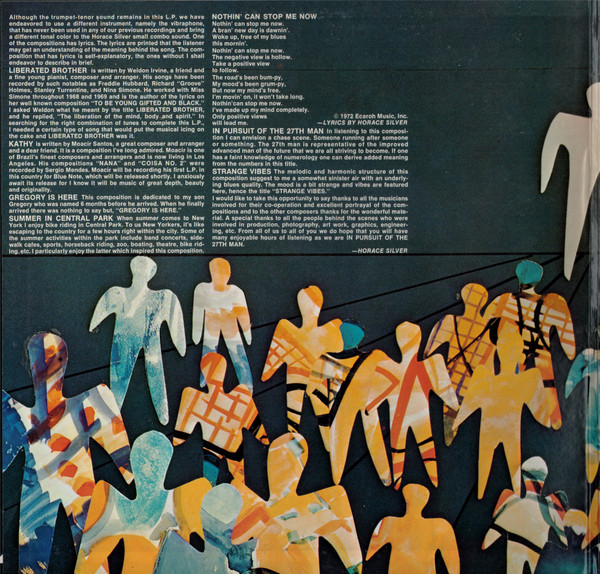 Horace Silver - In Pursuit Of The 27th Man | Blue Note (BN-LA054-F) - 2