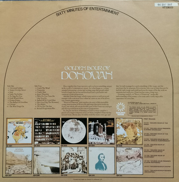 Donovan - Golden Hour Of Donovan | Golden Hour (GH 506) - 2 Donovan - Golden Hour Of Donovan | Golden Hour (GH 506) - 2