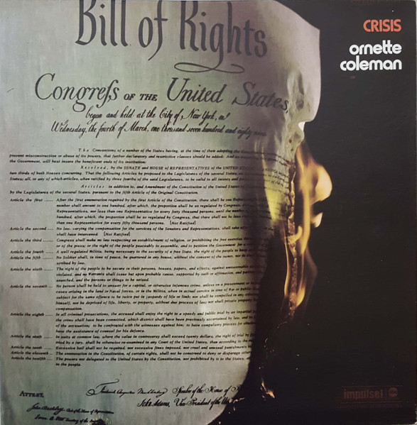 Ornette Coleman - Crisis | Impulse! (AS-9187)