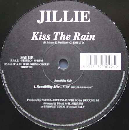 Jillie - Kiss The Rain | Not On Label (S.A.I.F.A.M.) (SAI 115)