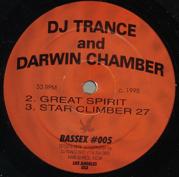 DJ Trance and Darwin Chamber - Indians And Aliens | Bassex Records (BASSEX 005) - 2 DJ Trance and Darwin Chamber - Indians And Aliens | Bassex Records (BASSEX 005) - 2