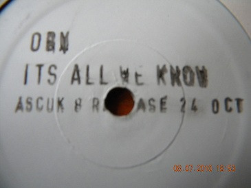 OBX - It's All We Know (Trippin' On Air) | Ascension Records (ASC UK 08)