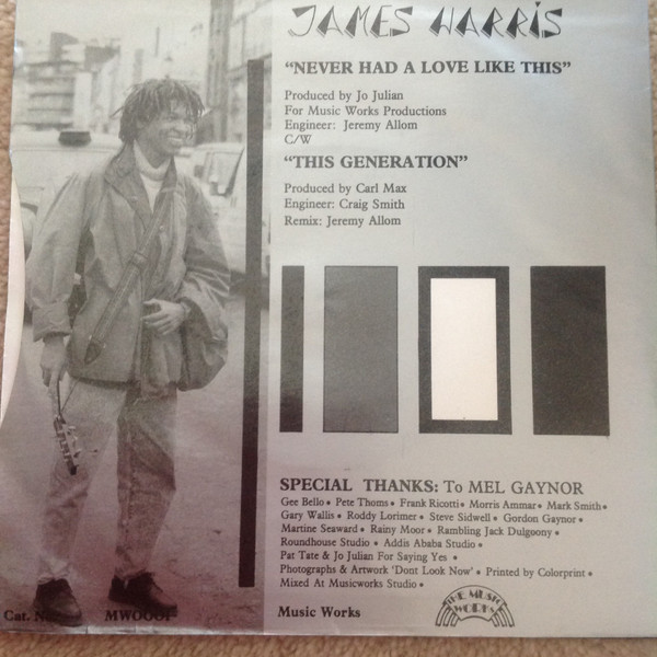 James Harris - Never Had A Love Like This | Music Works (MW0001) - 2