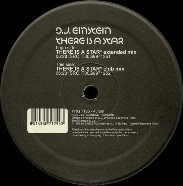 D.J. Einstein - There Is A Star | PRG (Progressive Motion Records) (PRG 7125)