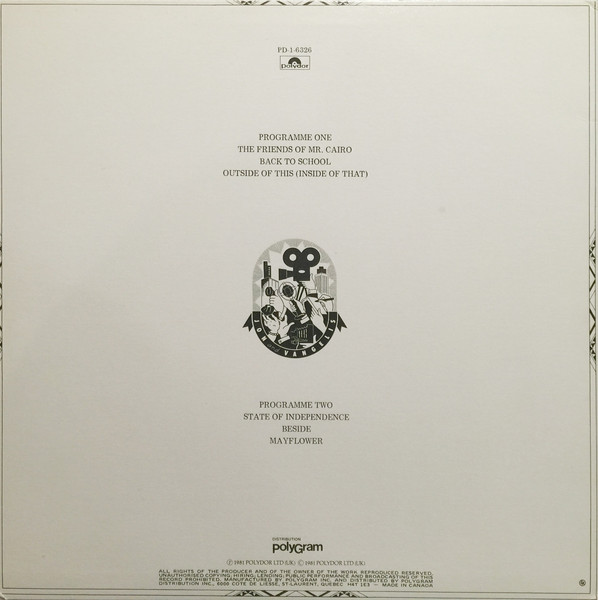 Jon & Vangelis - The Friends Of Mr Cairo | Polydor (PD-1-6326) - 2