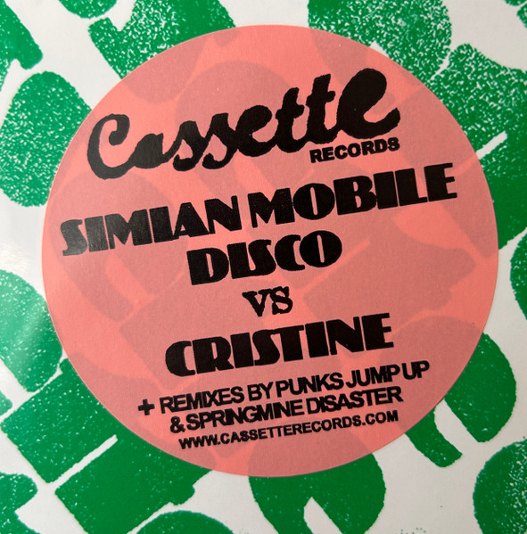 Simian Mobile Disco vs. Cristine - Piggy In The Middle / I Freak | Cassette Records (C-102) - 3