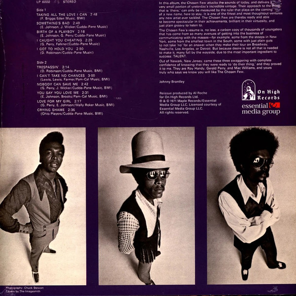 The Chosen Few - Taking All The Love I Can | On High Records (OHR004) - 2