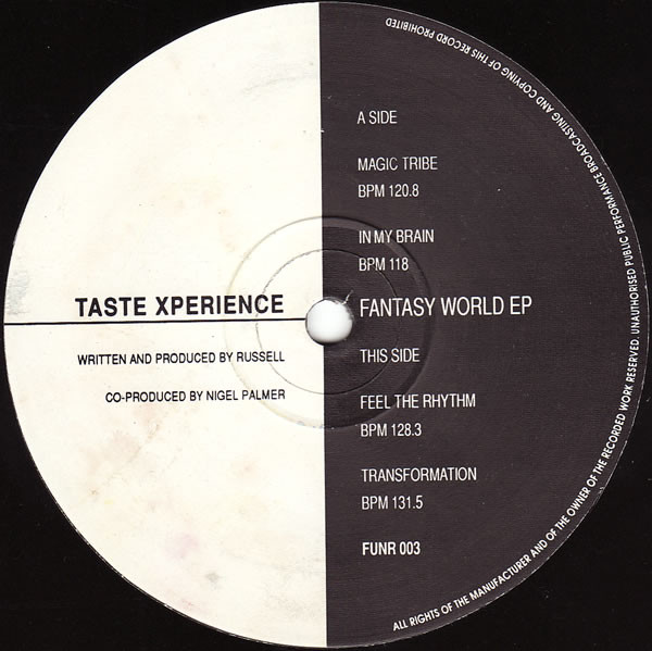 Tastexperience - Fantasy World EP | Funr Records (FUNR 003)