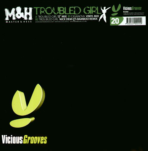Master & Hess - Troubled Girl | Vicious Grooves (VG12020) - main Master & Hess - Troubled Girl | Vicious Grooves (VG12020) - main