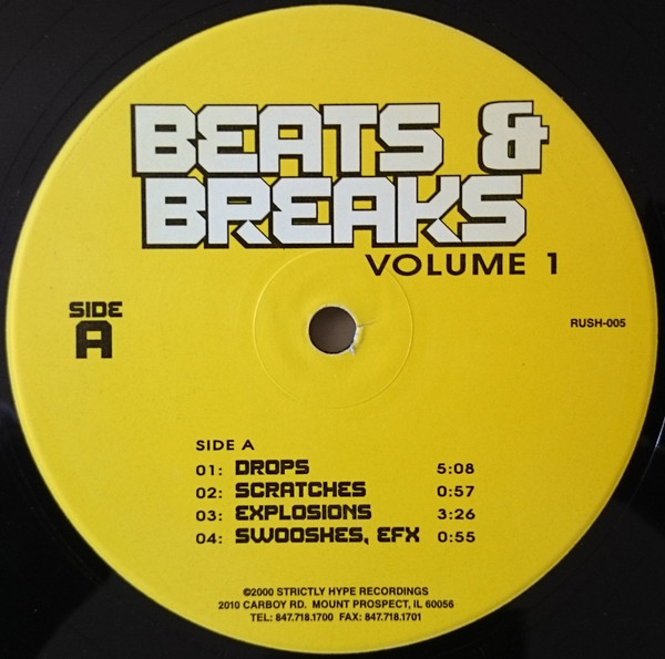 Unknown Artist - Beats & Breaks Volume 1 | Strictly Hype Recordings (RUSH-005)