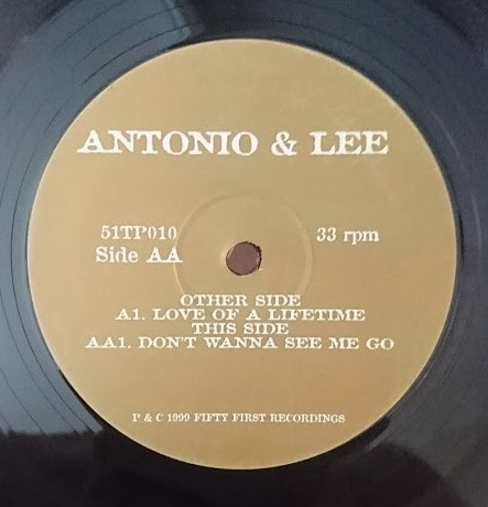 Antonio & Lee - Love Of A Lifetime | Fifty First Recordings (51TP010)