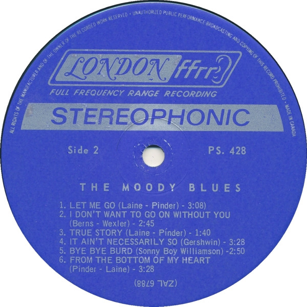 The Moody Blues - Go Now - Moody Blues #1 | London Records (PS 428) - 4 The Moody Blues - Go Now - Moody Blues #1 | London Records (PS 428) - 4