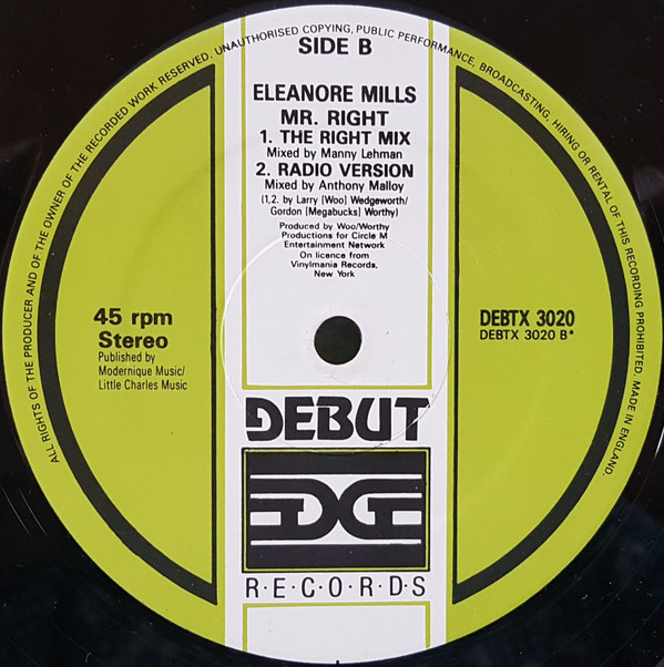 Eleanore Mills - Mr. Right | Debut (DEBTX 3020) - 4