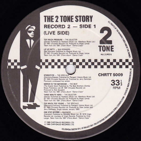 Various - The 2 Tone Story | Chrysalis (CHR TT 5009) - 5