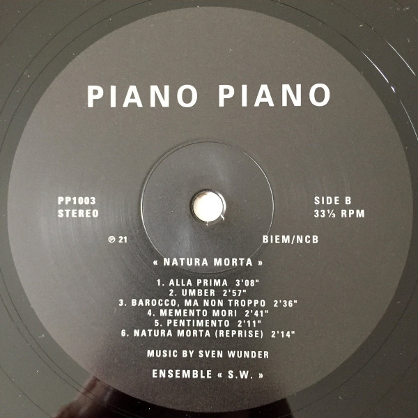 Sven Wunder - Natura Morta | Piano Piano (PP1003) - 4 Sven Wunder - Natura Morta | Piano Piano (PP1003) - 4