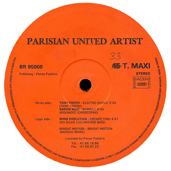 Various - Parisian United Artist | Buddha Records (BR 95005) Various - Parisian United Artist | Buddha Records (BR 95005)