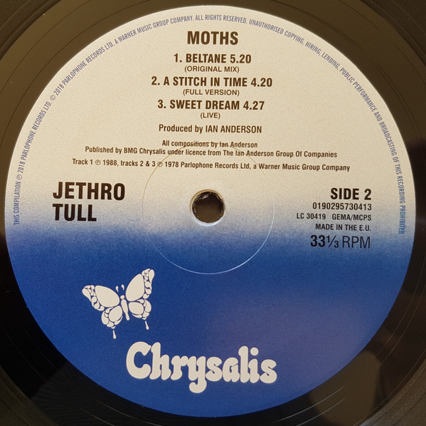 Jethro Tull - Moths | Chrysalis (0190295730413) - 4
