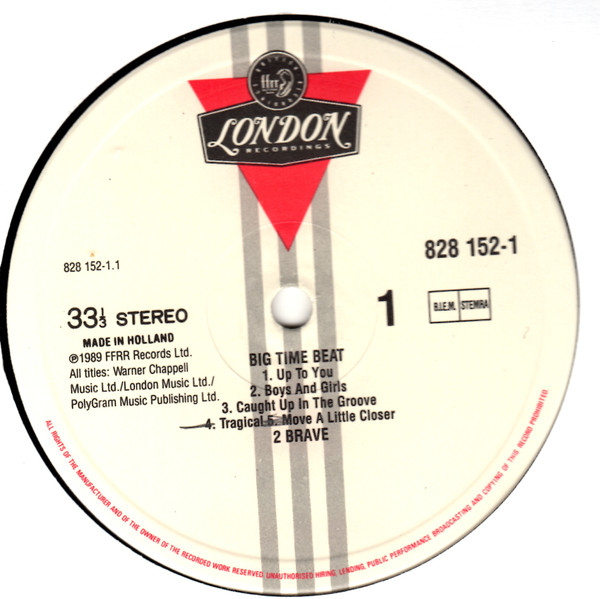 2 Brave - Big Time Beat | London Records (828 152-1) - 2