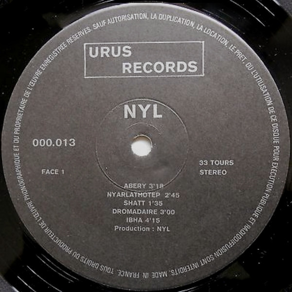Nyl - Nyl | Urus Records (000.013) - 3
