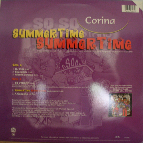 Corina - Summertime Summertime | So So Def (44 78567)