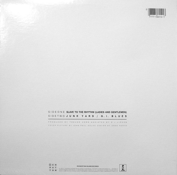 Grace Jones - Slave To The Rhythm | Manhattan Island Records (V 56012) - 2