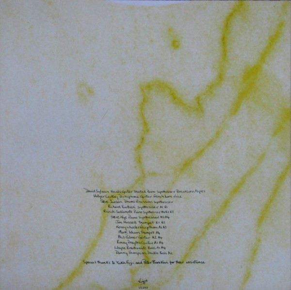 David Sylvian - Brilliant Trees | Virgin (V 2290) - 4