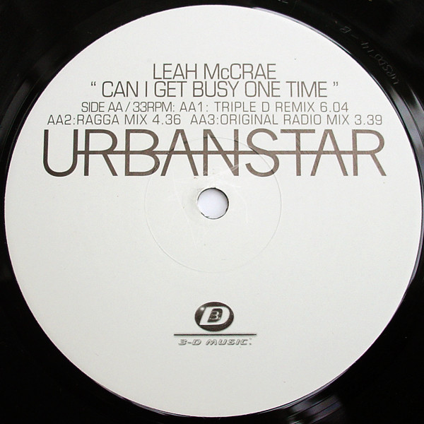 Leah McCrae - Can I Get Busy One Time | Urbanstar (URSDJ14) - 3